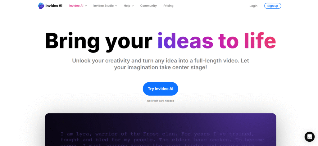 InVideo AI Video Tool