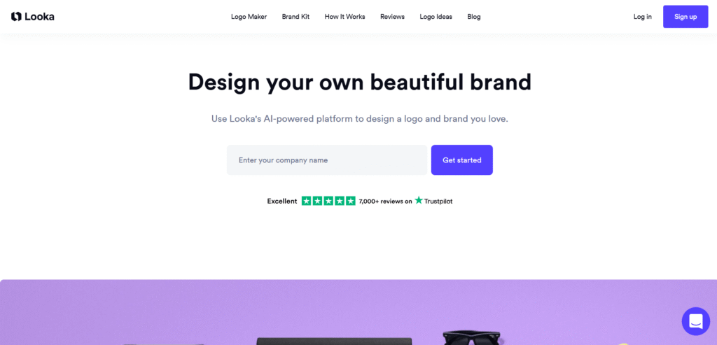Looka_homepage